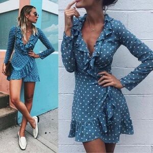 Realisation Par Alexandra Wrap mini dress!